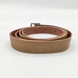 MHL. レザー ナロー ベルト マスタード系 レディース エムエイチエル【中古】5-1130G∞