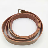 MHL. レザー ナロー ベルト マスタード系 レディース エムエイチエル【中古】5-1130G∞