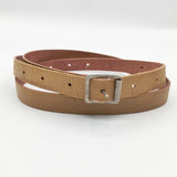 MHL. レザー ナロー ベルト マスタード系 レディース エムエイチエル【中古】5-1130G∞