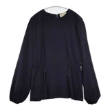 UNITED ARROWS 1521-138-4998 FEEL FREE ブラウス B 定価16500円 ブラウス シャツ ネイビー レディース ユナイテッドアローズ【中古】5-1220M∞