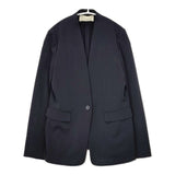 UNITED ARROWS 1522-138-4998 FEEL FREE Vノーカラー ジャケット B 定価27500円 ノーカラージャケット ネイビー レディース ユナイテッドアローズ【中古】5-1220M∞