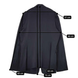 UNITED ARROWS 1522-138-4998 FEEL FREE Vノーカラー ジャケット B 定価27500円 ノーカラージャケット ネイビー レディース ユナイテッドアローズ【中古】5-1220M∞