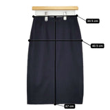 UNITED ARROWS FEEL FREE タイトスカート 定価16500円 1524-138-4998 スカート ネイビー レディース ユナイテッドアローズ【中古】5-1220M∞