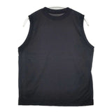BEAUTY&YOUTH UNITED ARROWS コットンナイロン クルーネック ノースリーブ Tシャツ 定価9900円 Ｔシャツ カットソー ブラック レディース ビューティアンドユース【中古】6-0425S∞