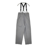H BEAUTY&YOUTH トロピカルハイウエストサスペンダーパンツ 定価31900円 パンツ 24SS グレー レディース エイチビューティアンドユース【中古】6-0201G∞