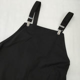 H BEAUTY&YOUTH トロピカルクロスタイトサスペンダードレス ウール ワンピース ブラック レディース エイチビューティアンドユース【中古】6-0201M∞