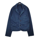 45R/45rpm でこぼこ天竺の908チロリアンジャケット 定価44000円 インディゴ ジャケット ネイビー レディース フォーティーファイブアールピーエム【中古】5-1218M∞