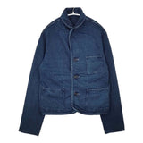 45R/45rpm でこぼこ天竺の908チロリアンジャケット 定価44000円 インディゴ ジャケット ネイビー レディース フォーティーファイブアールピーエム【中古】5-1218M∞