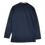 45R/45rpm 藍染め R45 モックネック コットン 長袖Ｔシャツ カットソー ロンＴ ネイビー レディース フォーティーファイブアールピーエム【中古】6-0201M∞