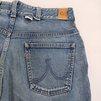 45R/45rpm ライ麦ストレッチデニムのNEW桃比女 定価42900円 パンツ 24SS Lブルー レディース フォーティーファイブアールピーエム【中古】5-0930G♪