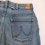 45R/45rpm ライ麦ストレッチデニムのNEW桃比女 定価42900円 パンツ 24SS Lブルー レディース フォーティーファイブアールピーエム【中古】5-0930G♪
