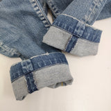 45R/45rpm ライ麦ストレッチデニムのNEW桃比女 定価42900円 パンツ 24SS Lブルー レディース フォーティーファイブアールピーエム【中古】5-0930G♪