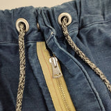 45R/45rpm おこめサテンのオンザビーチスカート 定価46200円 ロングスカート ネイビー レディース フォーティーファイブアールピーエム【中古】5-1218M∞