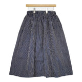 45R/45rpm ゴマデニムヒッコリーのスカート（加工） ロングスカート ネイビー レディース フォーティーファイブアールピーエム【中古】5-1220M∞