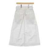 45R/45rpm ジンバウェザーのグルカスカート コットン ロングスカート ホワイト レディース フォーティーファイブアールピーエム【中古】5-1220M∞