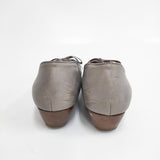 そのみつ S73 レザーレースアップ オーダー品 パンプス グレー レディース そのみつ【中古】6-0127G◎