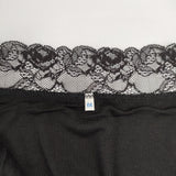 gasa grue 未使用 レース付 ノースリーブトップス キャミソール ブラック レディース ガサグルー【中古】5-1220S∞