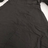 gasa アーカイブ 東方の旅 ワンピース 定価71500円 11211-07211 サイズM リネン ワンピース ブラック レディース ガサ【中古】5-0930M♪