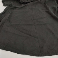 gasa アーカイブ 東方の旅 ワンピース 定価71500円 11211-07211 サイズM リネン ワンピース ブラック レディース ガサ【中古】5-0930M♪