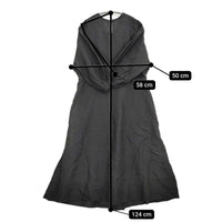 gasa アーカイブ 東方の旅 ワンピース 定価71500円 11211-07211 サイズM リネン ワンピース ブラック レディース ガサ【中古】5-0930M♪