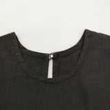 gasa アーカイブ 東方の旅 ワンピース 定価71500円 11211-07211 サイズM リネン ワンピース ブラック レディース ガサ【中古】5-0930M♪