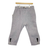 gasa ウール レーヨン ツイード 定価44100円 13111-13313 クロップドパンツ パープル レディース ガサ【中古】5-0930T♪