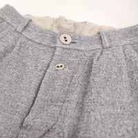 gasa ウール レーヨン ツイード 定価44100円 13111-13313 クロップドパンツ パープル レディース ガサ【中古】5-0930T♪