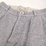 gasa ウール レーヨン ツイード 定価44100円 13111-13313 クロップドパンツ パープル レディース ガサ【中古】5-0930T♪