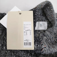 gasa 戯れ レース付きアシンメトリーセーター 定価110000円 13233-12109 ケーブル セーター ニット 23AW グレー レディース ガサ【中古】5-0930T♪