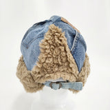 KAPITAL デニム パッチワーク Levi's 再構築 ボア キャップ ブルー ベージュ レディース キャピタル【中古】5-0930T♪