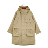 WOOLRICH 3 IN 1 BLUE RIDGE LONG DOWN PARKA ライナーダウン付き ダウンコート ベージュ レディース ウールリッチ【中古】5-1115T♪