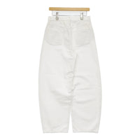 upper hights conte 131111202WHT サイズ24 バルーン バレルレッグ デニムパンツ ホワイト レディース アッパーハイツ【中古】5-0930G♪