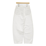 upper hights conte 131111202WHT サイズ24 バルーン バレルレッグ デニムパンツ ホワイト レディース アッパーハイツ【中古】5-0930G♪