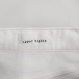 upper hights conte 131111202WHT サイズ24 バルーン バレルレッグ デニムパンツ ホワイト レディース アッパーハイツ【中古】5-0930G♪