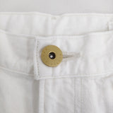 upper hights conte 131111202WHT サイズ24 バルーン バレルレッグ デニムパンツ ホワイト レディース アッパーハイツ【中古】5-0930G♪