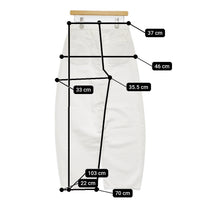 upper hights conte 131111202WHT サイズ24 バルーン バレルレッグ デニムパンツ ホワイト レディース アッパーハイツ【中古】5-0930G♪
