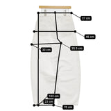 upper hights conte 131111202WHT サイズ24 バルーン バレルレッグ デニムパンツ ホワイト レディース アッパーハイツ【中古】5-0930G♪