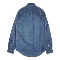 POLO RALPH LAUREN/BEAMS ポロベア刺繍 POLO BEAR DENIM BD SHIRT シャツ 24AW ネイビー レディース ポロラルフローレン/ビームス【中古】5-0930M♪