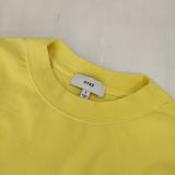 HYKE 202-12231 LONG-SLV TEE ボリュームスリーブ 長袖Ｔシャツ カットソー ロンＴ イエロー レディース ハイク【中古】6-0201M∞