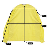 HYKE 202-12231 LONG-SLV TEE ボリュームスリーブ 長袖Ｔシャツ カットソー ロンＴ イエロー レディース ハイク【中古】6-0201M∞