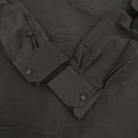 R&D.M.Co- 新品 コットンリネン フリルカラー 定価53900円 ブラウス シャツ ブラック レディース オールドマンズテーラー【中古】5-0930M♪
