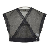 R&D.M.Co- 新品 シルクオーガンジーカシュクールブラウス 定価40700円 25SS ブラック レディース オールドマンズテーラー【中古】5-0930S♪