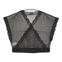 R&D.M.Co- 新品 シルクオーガンジーカシュクールブラウス 定価40700円 25SS ブラック レディース オールドマンズテーラー【中古】5-0930S♪