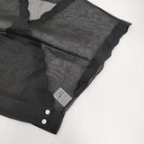 R&D.M.Co- 新品 シルクオーガンジーカシュクールブラウス 定価40700円 25SS ブラック レディース オールドマンズテーラー【中古】5-0930S♪