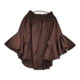 Audie a Muses ラッフルスリーブブラウス 定価25300円 83034510 ブラウス シャツ 25AW ブラウン レディース オーディアミューズ【中古】5-0930M♪