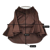 Audie a Muses ラッフルスリーブブラウス 定価25300円 83034510 ブラウス シャツ 25AW ブラウン レディース オーディアミューズ【中古】5-0930M♪