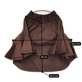 Audie a Muses ラッフルスリーブブラウス 定価25300円 83034510 ブラウス シャツ 25AW ブラウン レディース オーディアミューズ【中古】5-0930M♪
