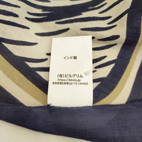 BINDU NEW YORK インド製 スカーフ ネイビー レディース ビンドゥ【中古】5-0930G♪