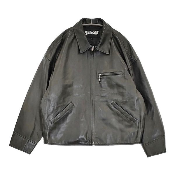 schott/JOURNAL STANDARD 新品 25AW LEATHER TRACKER JACKET ジャケット ブラック レディース ショット/ジャーナルスタンダード【中古】5-0916T♪