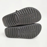 ecco cozmo pf クロスベルト 23.5cm 定価27500円 20665301001 サンダル 24SS ブラック レディース エコー【中古】5-0930S♪
